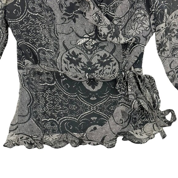 Vintage Y2K iCE Petite wrap blouse - Picture 6 of 11